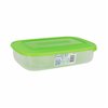 Set of 3 lunch boxes Tontarelli Family Green Rectangular 29,6 x 19,8 x 7,7 cm (20 Units)
