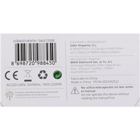 Kettle Kiwi 953KK3307 2200 W 1,5 L