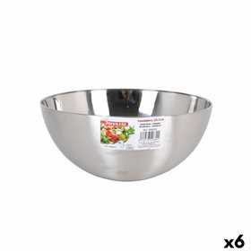 Salad Bowl Quttin Silver Ø 29,5 cm Steel (6 Units)