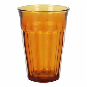 Set of glasses Duralex Picardie Amber 4 Pieces 360 ml (8 Units)
