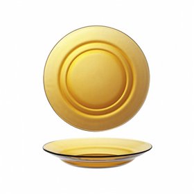 Deep Plate Duralex Lys Amber Ø 23 cm (24 Units)