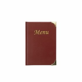 Menu holders Securit Basic Burgundy 23,7 x 17,2 cm