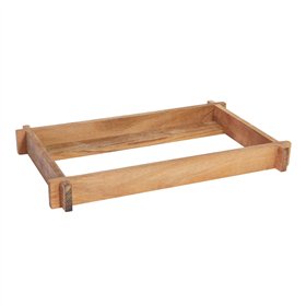 Serving board Viejo Valle Acacia 32,5 x 17,5 x 4 cm (3 Units)