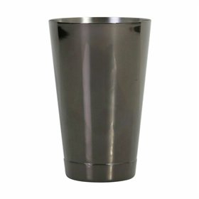 Mixing container Inde Stainless steel Black Cocktail 50 cl (6 Units)
