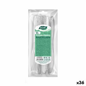 Knife Set Algon Reusable White 36 Units 19,6 cm