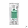 Knife Set Algon Reusable White 36 Units 19,6 cm