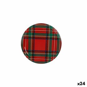 Set of lids Sarkap Scottish Man 6 Pieces 6,6 x 0,8 cm (24 Units)