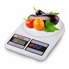 kitchen scale Basic Home Digital 7 kg White 23 x 16 x 3,6 cm (6 Units)