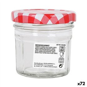 Tin Mediterraneo Glass 6,5 x 6,5 x 6,5 cm (72 Units)