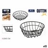 Breadbasket Quttin Metal Circular 20 x 5 cm 4 mm (12 Units)