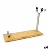 Ham stand Quttin Metal Bamboo 48,5 x 16,5 x 2,3 cm (4 Units)