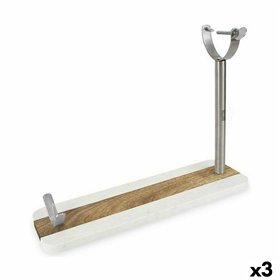 Wooden Ham Stand Quttin Steel 48,5 x 16 x 1,8 cm (3 Units)