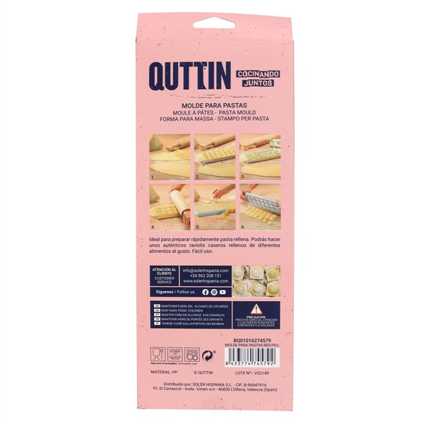 Pasta mould Quttin Circular Small (24 Units)