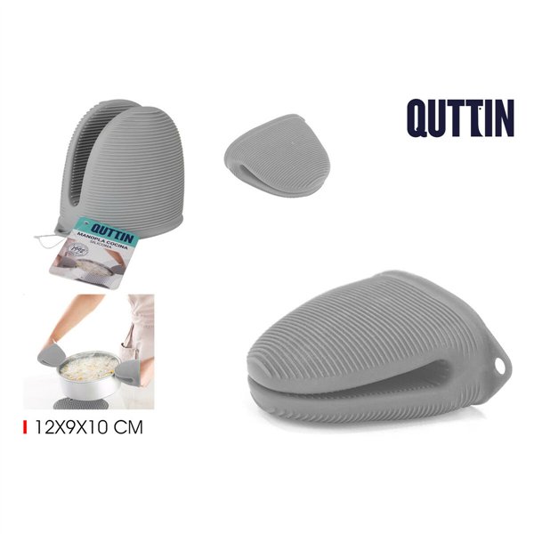 Oven Mitt Quttin Silicone 12 x 9 x 10 cm (24 Units)