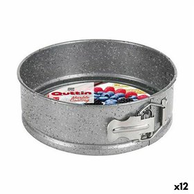 Springform Pan Quttin Marble Grey Carbon steel 20 x 6,8 cm (12 Units)