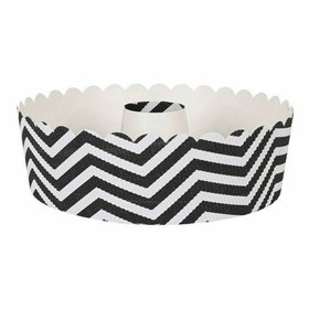 Oven Mould Quttin Black 18 x 6 cm 4 Pieces