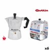 Italian Coffee Pot Quttin 105187 (6 Units)