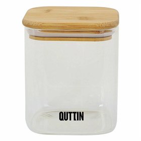 Jar Quttin Bamboo Squared 780 ml (12 Units)