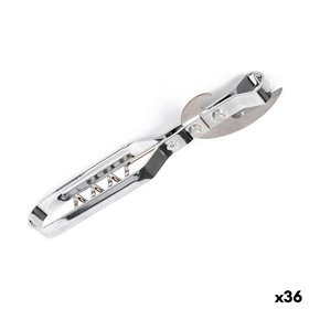 Bottle Opener with Corkscrew 14 x 3,5 cm Corkscrew Tin opener (36 Units)