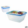 Set of 8 lunch boxes Privilege Multicolour 1 L 24 Units