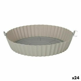 Air Fryer Basket Quttin AIR FRYER Silicone 22 x 22 x 5 cm (24 Units)
