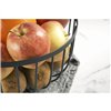 Fruit Bowl Confortime Rustic Black 25 x 25 x 13 cm 390 cm (12 Units)
