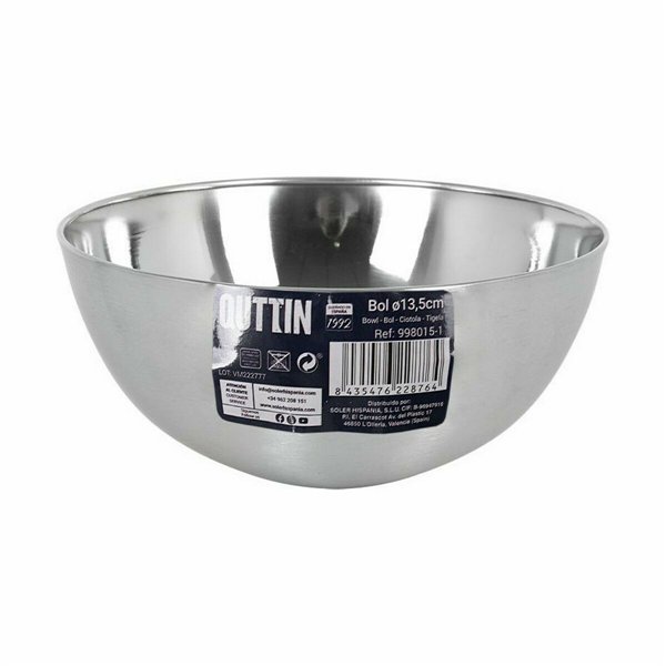 Bowl Quttin Steel Ø 13 x 6,2 cm (48 Units)