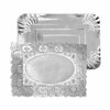 Snack tray Algon Silver Rectangular 25,5 x 35 x 2 cm Disposable (48 Units)