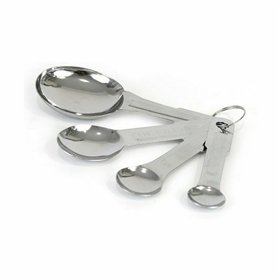 Set of Measuring Spoons Wooow Stainless steel 4 Pieces (36 Units)