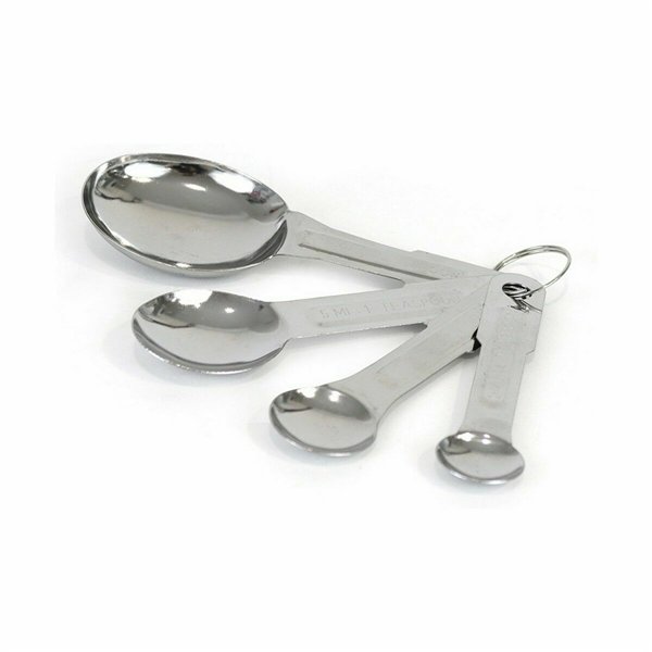 Set of Measuring Spoons Wooow Stainless steel 4 Pieces (36 Units)