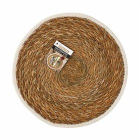 Table Mat Privilege Marine algae Brown Ø 30 cm (36 Units)