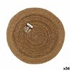 Table Mat Privilege Marine algae Brown Ø 45 cm (36 Units)