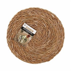 Table Mat Privilege Marine algae Brown Ø 20 cm (36 Units)