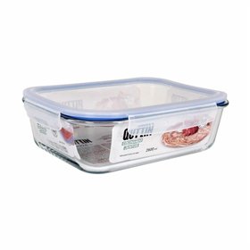 Hermetic Lunch Box Quttin Rectangular 2,6 L (6 Units)