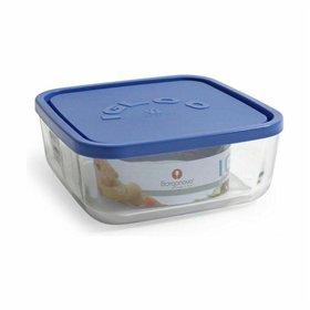 Lunch box Borgonovo Squared Blue 3,2 L (6 Units)