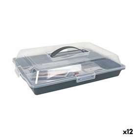 Lunch box Dem With handle 44 x 30 x 10 cm (12 Units)