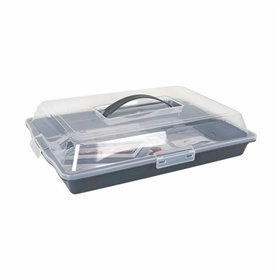 Lunch box Dem With handle 44 x 30 x 10 cm (12 Units)