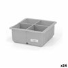 Ice Cube Mould Quttin Flexible Silicone 10,5 x 10,5 x 5 cm (24 Units)