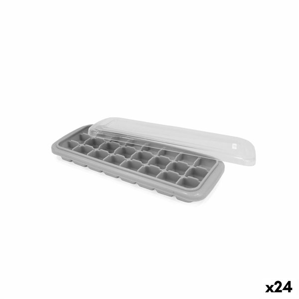 Ice Cube Mould Quttin Silicone 24 x 10 x 2,5 cm (24 Units)