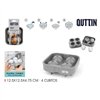 Ice Cube Mould Quttin Silicone 12,5 x 12,5 x 4,75 (24 Units)