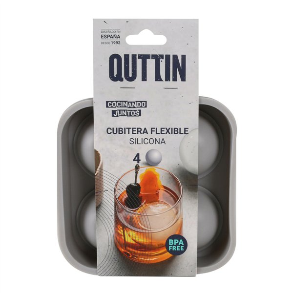 Ice Cube Mould Quttin Silicone 12,5 x 12,5 x 4,75 (24 Units)