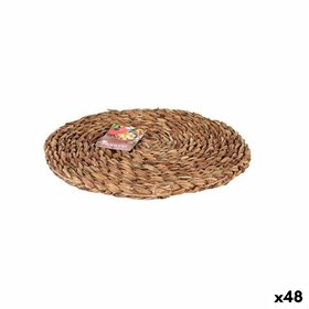 Table Mat Privilege Brown Ø 25 cm wicker (48 Units)
