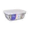 Rectangular Lunchbox with Lid Duralex Freshbox Transparent 1,7 L 21,5 x 16,5 x 8 cm (6 Units)