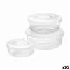 Set of lunch boxes Tontarelli Family Circular 3 Pieces (20 Units)
