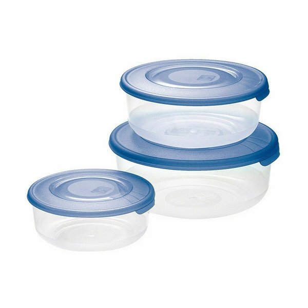 Set of lunch boxes Tontarelli Family Circular 3 Pieces (20 Units)