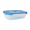 Set of lunch boxes Tontarelli Nuvola 1,15 L Blue Rectangular 3 Pieces (12 Units)