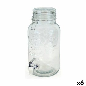 Drinks dispenser La Mediterránea Tap Glass 4 L (6 Units)