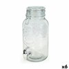 Drinks dispenser La Mediterránea Tap Glass 4 L (6 Units)