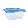 Set of lunch boxes Tontarelli Nuvola 1 L Blue Squared 3 Pieces (12 Units)