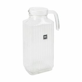 Jar with Lid and Dosage Dispenser La Mediterránea Chrysler 1,8 L Glass (6 Units)